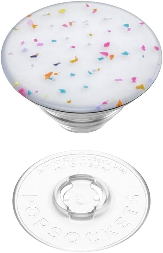 PopSockets Adhesive Phone Grip, Holder- Circus Regrind | Secure Comfortable Hold, Anti-Drop, Kickstand, Rainbow, Colorful, Light Blue, Baby