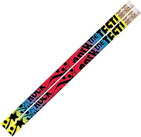 Musgrave Rock The Test Motivational Pencils, Pack Of 144 (Mus2319g)