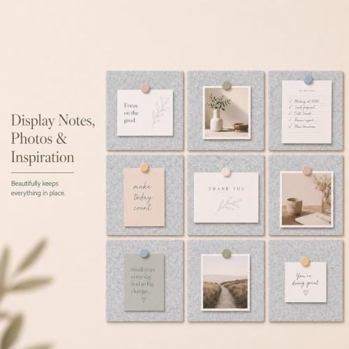 Felt Bulletin Board Tiles, Large Cork Board Alternative,24 x 36 in