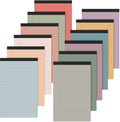 Lincia 12 Pcs 5x8 Colored Legal Pads Lined Note Pads, Retro Colors