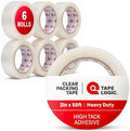 Tape Logic Packing Tape (6-Rolls), 2" x 55 yd - Heavy Duty Packaging Tape Refill for Shipping, Moving, Order Fulfillment, Hot Melt 1.6 Mil