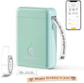 ORGBRO Label Maker, Bluetooth Label Maker Machine with Tape, X1-Green