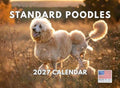 Standard Poodle Calendar 2027 Monthly Wall Calender 12 Month