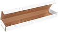 Top Pack Supply Corrugated Mailers, 26" x 6" x 2" White (Pack of 50)