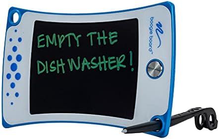 Boogie Board Jot Pocket Writing Tablet - Includes Small 4.5 in LCD Writing Tablet, Instant Erase, Stylus Pen and Built-in Kickstand, Blue