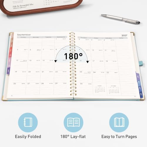 RETTACY 2027 Planner, Weekly and Monthly, Large Size (8.5" x 11")