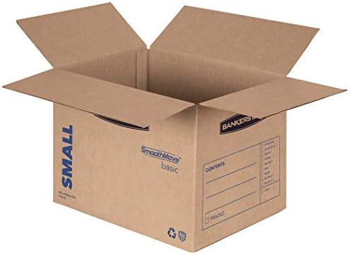 Bankers Box Small Moving Box 15 Pack, Pre-Printed for Labeling, 16.5-in x 12.25-in x 12.675-in (7713802)