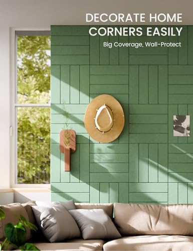 Fluxynara Felt Bulletin Board & Cork Board Alternative, Moss Green