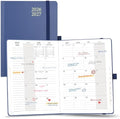 POPRUN Monthly Planner 2026-2027, 6.25" x 8.5", Academic Calendar Book