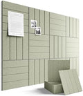 Fluxynara 48" x 36" Large Felt Bulletin Board, Sage