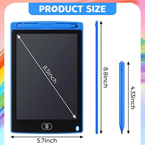 Zhehao 32 Pcs LCD Writing Tablet for Kids 8.5" Erasable Doodle Board