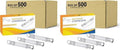 OLYMPX 500 Pcs of Prong Paper Fastener Compressors for Standard 2-Hole Punch, Works with 1 Inch - 3.5 Inch Capacity, 2.75 Inch Center for Paper Fastener Prong Bases, Bulk-Packed (Pack of 2)
