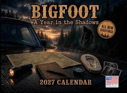 Bigfoot Calendar 2027 Monthly Wall Calender 12 Month