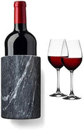 Fox Run Marble Wine Bottle Holder and Utensil Crock, Black