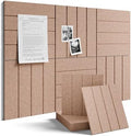 Fluxynara 36" x 24" Large Felt Bulletin Board, Boho