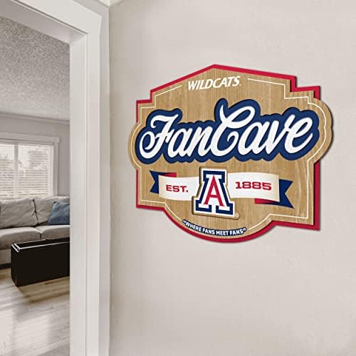 YouTheFan NCAA Officially-licensed FanCave 3D wall art - ready-to-hang, 3D multi-layered construction - floating wall mount design - Perfect fan gift