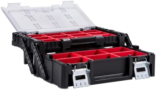 18" Cantilever Tool Box Organizer, Heavy-Duty Tool Storage Box