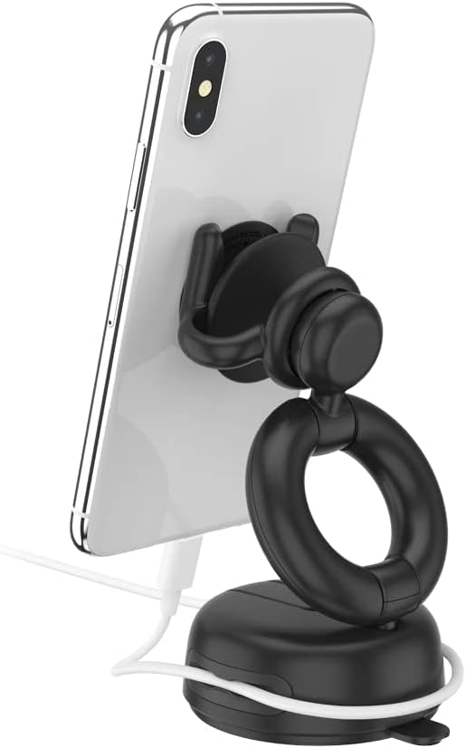 PopSockets Car Phone Mount, Vent Mount, Black - Black | Air Vent Clip, Compatible with PopSockets, Hands-Free, Black, Electronic Accessories, For iPad/Kindle/iPhone/Android