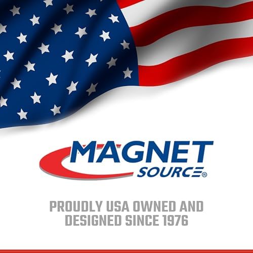 Master Magnetics Magnetic Sign Holder Pack - Magnetic Sign Holders for Door Frames, Metal Shelves, Whiteboards - Powerful Magnet - Retail EZ Grip Holder - 3" L x 1" W x 1.13" H - 5-Pack