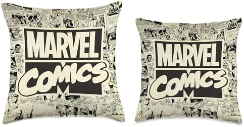 Marvel Comics Retro Comic Panels Throw Pillow