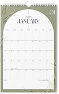 Karto Wall Calendar 2026 11x17 in - Boho Greenery