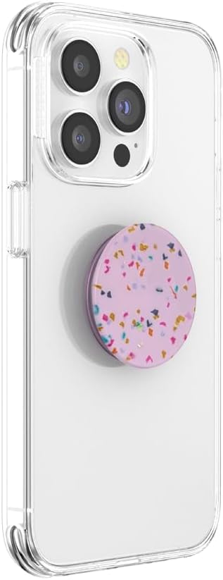 PopSockets Adhesive Phone Grip, Holder- Circus Sugar Plum | Secure Comfortable Hold, Anti-Drop, Kickstand, Pink, Phone, Women