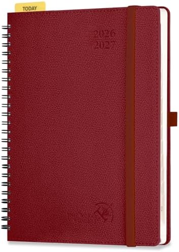POPRUN Weekly Planner 2026-2027, 6.75" x 8.75" Academic Year Calendar Book