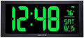 AcuRite Digital Clock, 18-Inch / Green