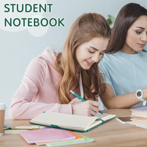 Qeeenar 24 Pack Leather Journals Bulk A5 Hardcover Notebooks, Multicolored