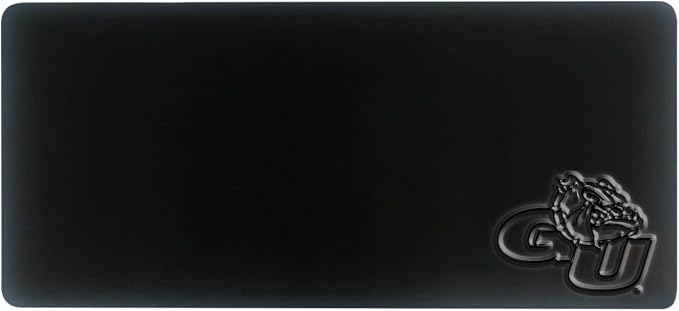 Gonzaga University Alumni Desk Mat, Durable Office Supplies, Non-Slip Base, Responsive Desk Pad with Smooth Surface, Black