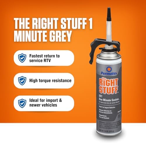 Permatex 85144 The Right Stuff Grey Gasket Maker, 7.5 oz.