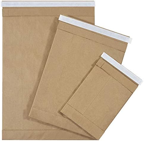 Top Pack Supply Self-Seal Padded Mailers, #7, 14 1/4" x 20", Kraft (Pack of 25)