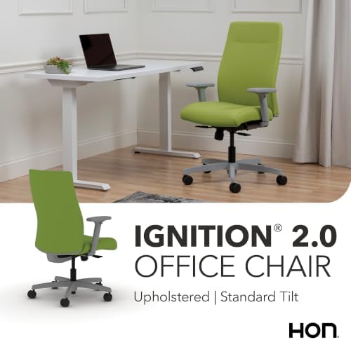 HON Ignition 2.0 Ergonomic Office Chair, Lumbar Support, Desk Chair, Pear