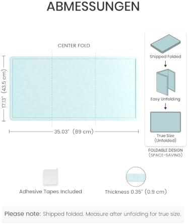 Fluxynara 35" x 17.1" Bulletin Board, Aqua Blue