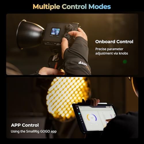 SmallRig RC 100B COB Video Light, Portable 100W Continuous Studio Light