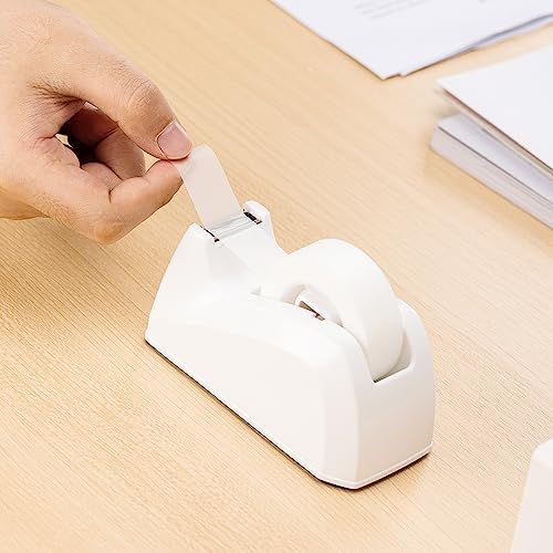 Amazon Basics Matte Finish Tape Dispenser with 16 Refill Rolls, 3/4" x 1300" (36 yds)