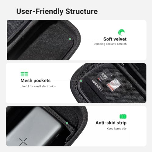 UGREEN Electronic Organizer Travel Case Pouch Bag Accessories Portable Waterproof Storage Bag Travel Essentials with Cable USB Flash Drive Charger External Battery Memory Card