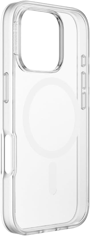PopSockets iPhone 16 Pro Case Compatible with MagSafe, Phone Case for iPhone 16 Pro, Wireless Charging Compatible, Case Only - Clear
