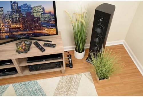 Eaton Tripp Lite Series SUPER725B 7 Outlet Flat Plug Long Extension Cord Power Strip Surge Protector, 25ft Extension Cord with Multiple Outlets, 2160 Joules, Black, Home Office Dorm Room Essentials