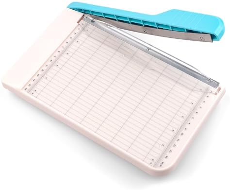 BAOFALI 9 Inch Guillotine Paper Trimmer with Grid Inches and Centimeters Cut Length Guillotine Cutter for Paper Crafts Photos Cardstock, Cardboard, Vinyl, Crafts,Scrapbooking Office