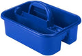 Akro-Mils 09185 Plastic Tote Tool & Supply Cleaning Caddy with Handle, (18-3/8-Inch x 13-7/8-Inch x 9-Inch), Blue (09185BLUE)