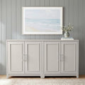 Martha Stewart Lily Pond Modular Storage Cabinet, Sharkey Gray, Set of 2