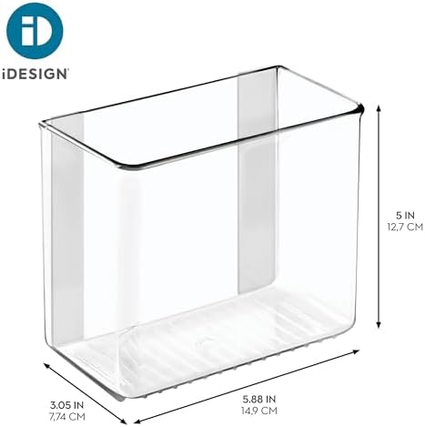 iDesign Adhesive Organizer Bin - Clear