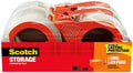Scotch Long Lasting Storage Packing Tape, Clear, 1.88 in x 38.2 yd