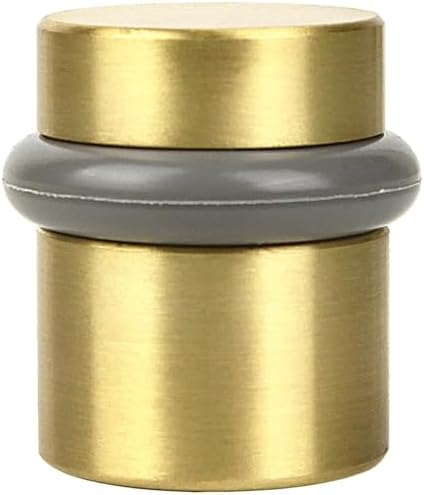 Design House Cylindrical Doorstop, Satin Brass