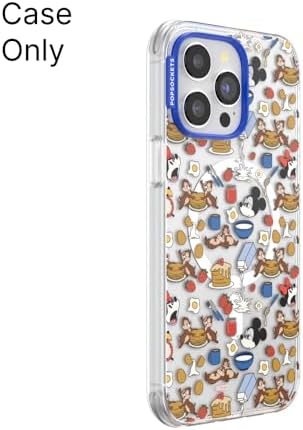 PopSockets iPhone 14 Pro Max Phone Case with MagSafe, Wireless Charging Compatible, Disney - Mickey's Buffet