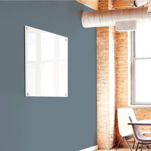 Quartet Dry Erase Board, Magnetic Whiteboard 48" x 48", Glass Board for Wall, Infinity, Brilliance White (G24848W)