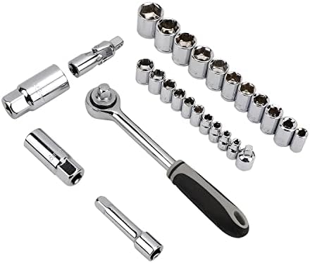 Amazon Basics 131-Piece General Household Hand Tool Set with Storage Case for Home Repair, Portable
