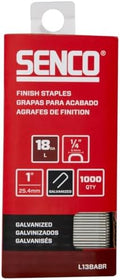 SENCO Collated Medium Wire Staples, Galvanized, 18 GA (L13BABR) 1,000 Box