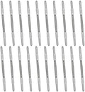 PATIKIL 20 Pcs Loose-Leaf Paper Binding Clamps, Black Plastic Paper Organizers Notebook Fasteners Reusable Prong Binder Clip for Home Office File Report Chart Documents